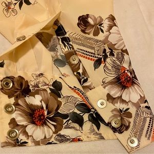 Vintage California Ranchwear HbarC Men’s Size M/L (16-34) Retro Floral